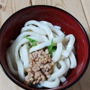 簡単！お手軽に！レンジで冷やし納豆うどん